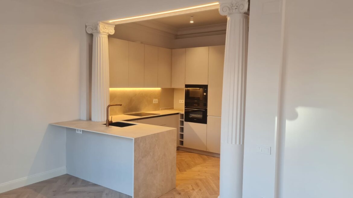 Reforma Integral Residencial - Sarrià cocina abierta